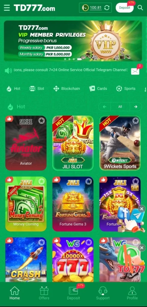 TD 777 Game